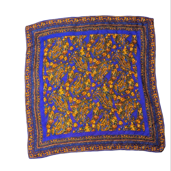 Pure Silk Square Scarf - Picture 1 of 3